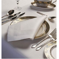 Satin Band Damask Lunch and Dinner Napkins